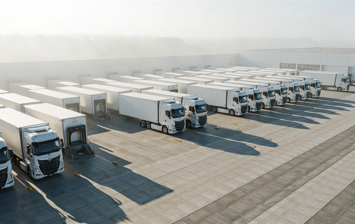 Centre logistique moderne en France