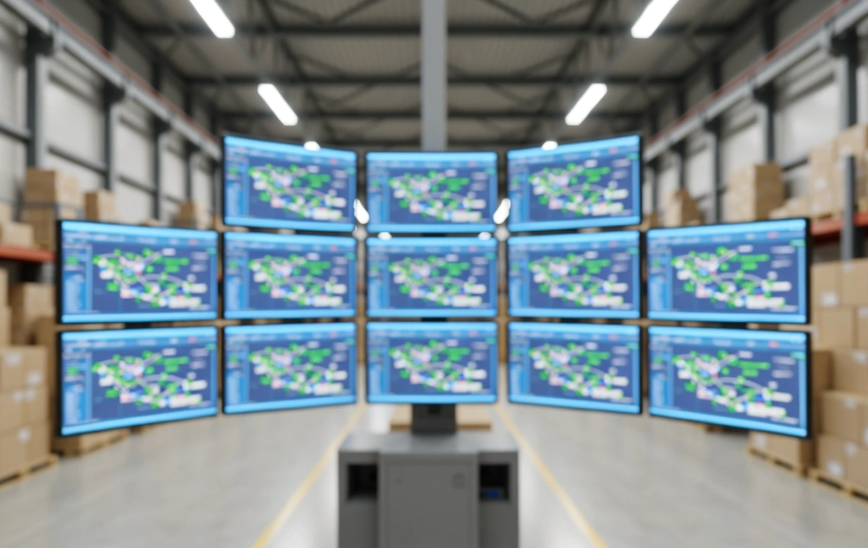 Poste de contrôle logistique