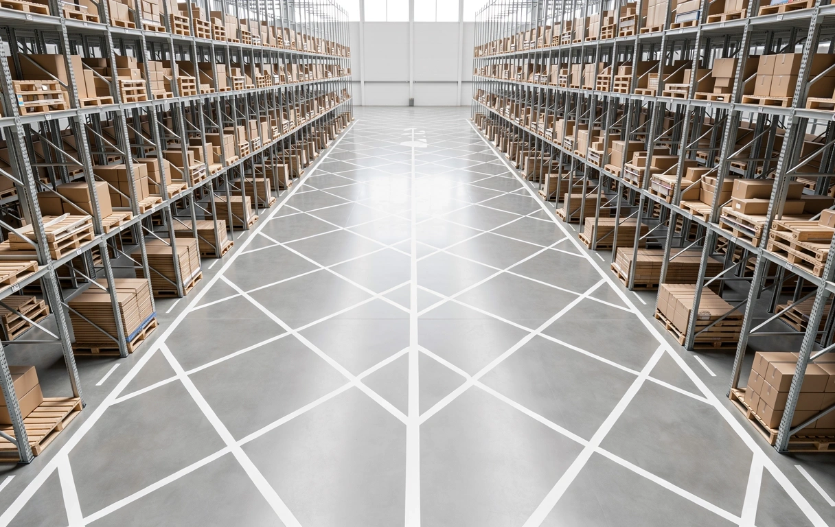 Environnement logistique structuré